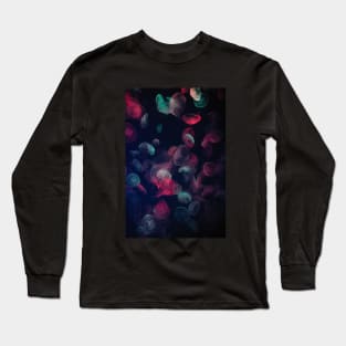 Fluorescent Jellyfish Underwater Photography Long Sleeve T-Shirt